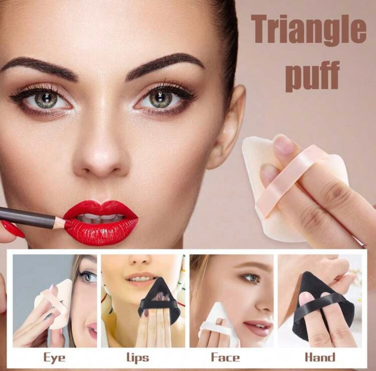Triangle Powder Puff