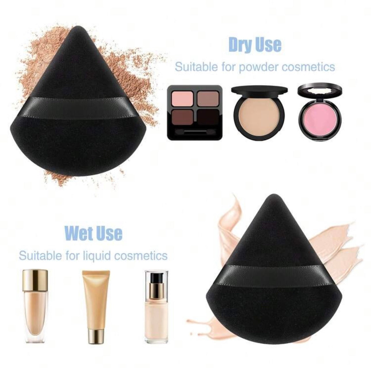 Triangle Powder Puff
